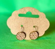 Load image into Gallery viewer, Handcrafted Leather Mini Earrings - By: AnH Slivertip Family