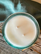 Load image into Gallery viewer, Pine and Sage Candles - Mountain Trail-10 oz. 100% Recycled Glass Candle/ Bamboo Lid