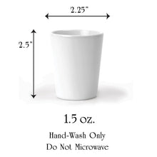 Load image into Gallery viewer, Yellowstone National Park Map Ceramic Shot Glass - By: XPLORER MAPS