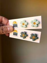 Load image into Gallery viewer, Flower Clay Stud Earrings – By: La Petite Rose