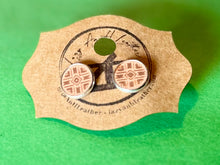 Load image into Gallery viewer, Handcrafted Leather Mini Earrings - By: AnH Slivertip Family