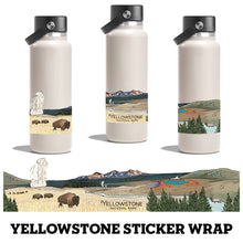 Load image into Gallery viewer, Yellowstone National Park - Icons Sticker Wrap - By: Creatively Leanne