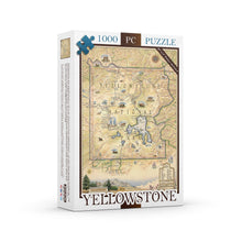 Load image into Gallery viewer, Yellowstone National Park Map Jigsaw Puzzle - 1000-Pieces - By: XPLORER MAPS