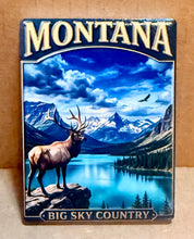 Load image into Gallery viewer, Montana & Yellowstone Stamp Ceramic Magnets – By: AnH Silvertip Family