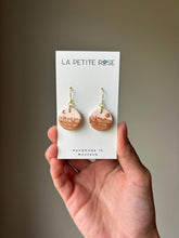 Load image into Gallery viewer, La Petite Rose LLC - Copper Clay Landscape Earrings, Sun Moon Clay Earrings