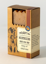 Load image into Gallery viewer, Windrift Hill Goat Milk Skincare - Honey N' Rolled Oats Goat Milk Soap