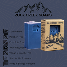 Load image into Gallery viewer, Rock Creek Soaps - Bear Bar Soap | Huckleberry