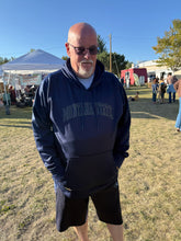 Load image into Gallery viewer, Montana State Bobcats Navy Pullover Hoodie – By: Champion