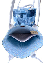 Load image into Gallery viewer, Handmade Quilted Tote Bag with Inside Pocket - By: Tally Ho Stitchery