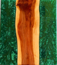 Load image into Gallery viewer, Handcrafted Epoxy River Accent Table – By: American Coastal Designs