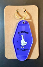 Load image into Gallery viewer, Certified Silly Goose Keychain (Purple)
