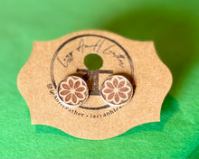 Load image into Gallery viewer, Handcrafted Leather Mini Earrings - By: AnH Slivertip Family