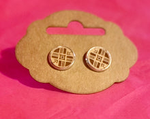 Load image into Gallery viewer, Handcrafted Leather Mini Earrings - By: AnH Slivertip Family