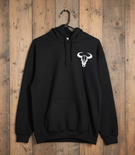 Load image into Gallery viewer, Livingston Flag Hoodie (Black) - By: 406 Vinyl Art