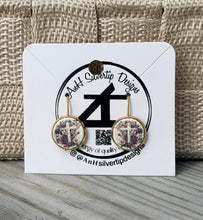 Load image into Gallery viewer, Round Art Drop Earrings – By: AnH Silvertip Designs