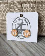 Load image into Gallery viewer, Round Art Drop Earrings – By: AnH Silvertip Designs