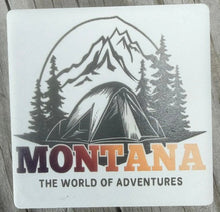 Load image into Gallery viewer, Montana & Yellowstone Stamp Ceramic Magnets – By: AnH Silvertip Family