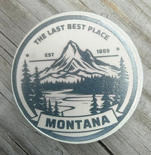Load image into Gallery viewer, Montana & Yellowstone Stamp Ceramic Magnets – By: AnH Silvertip Family