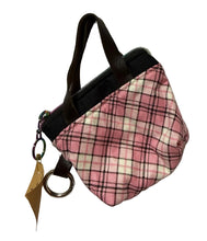 Load image into Gallery viewer, Pink Plaid mini purse by Tally Ho Stitchery
