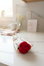 Load image into Gallery viewer, Red Pipe Cleaner Rose Stem – By: Christina Rawley