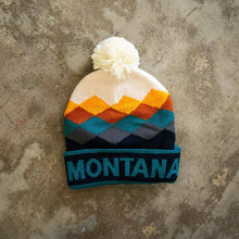 Load image into Gallery viewer, Montana Diamonds Pom Beanie - By: The Montana Scene