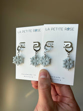 Load image into Gallery viewer, Baby Blue Winter Snowflake Earrings - By: La Petite Rose