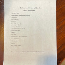 Load image into Gallery viewer, Backcountry Medical Supplies - By: Ashleigh Phillips