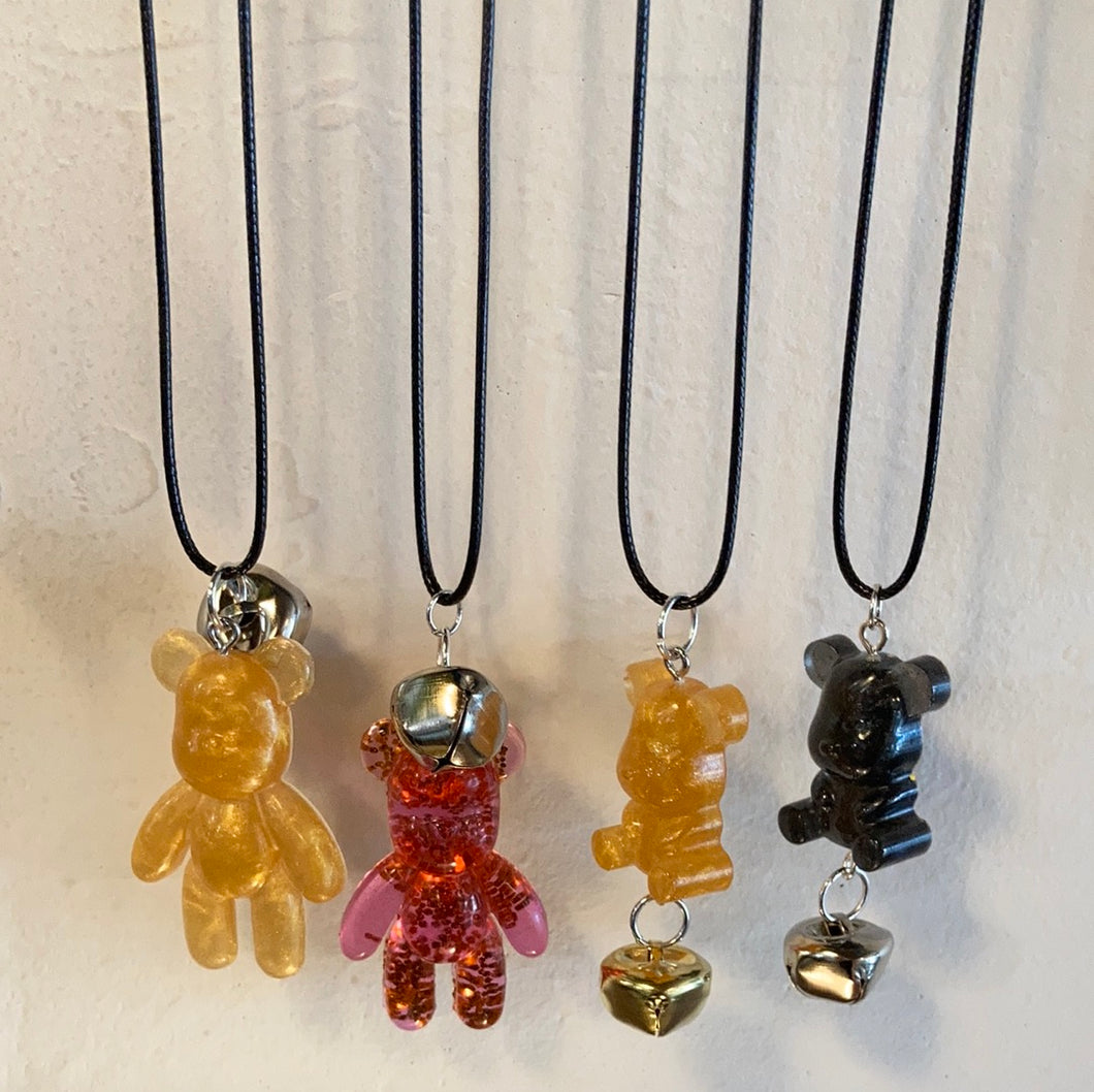 Bear Bell Necklaces - By: Resin by Design