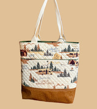 Load image into Gallery viewer, Wool &amp; Wax Tote with Slip Pocket – By: Tally Ho Stitchery
