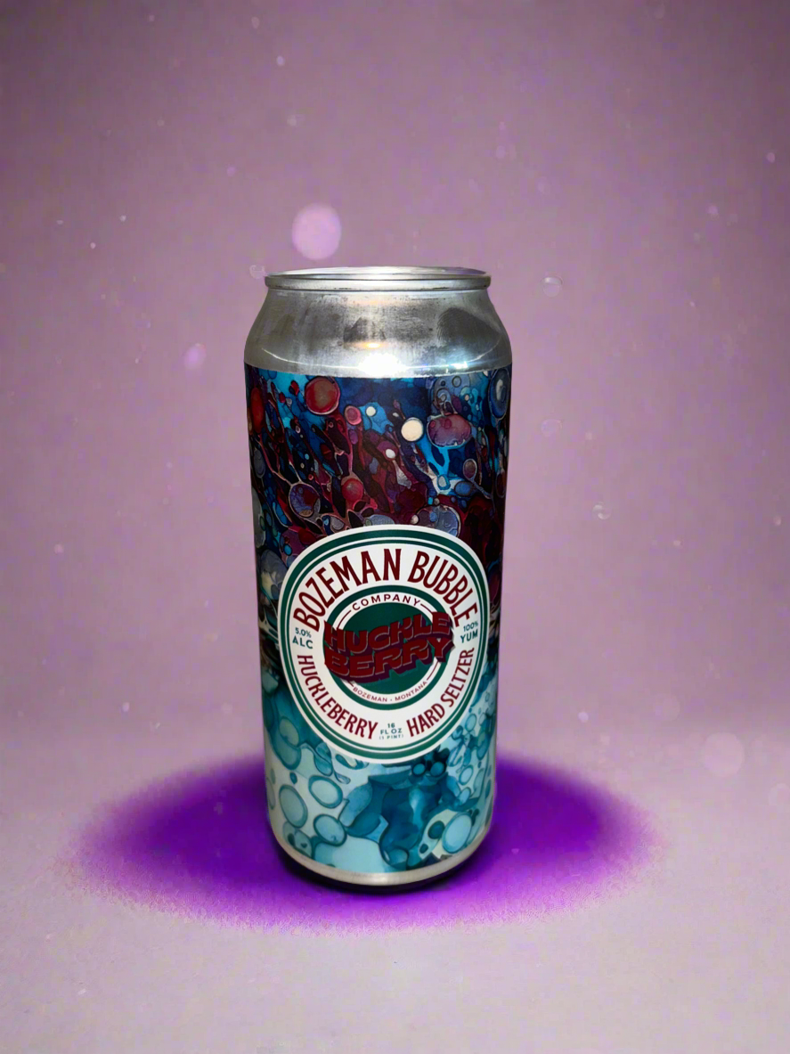 Huckleberry Hard Seltzer - By: Bozeman Bubbles