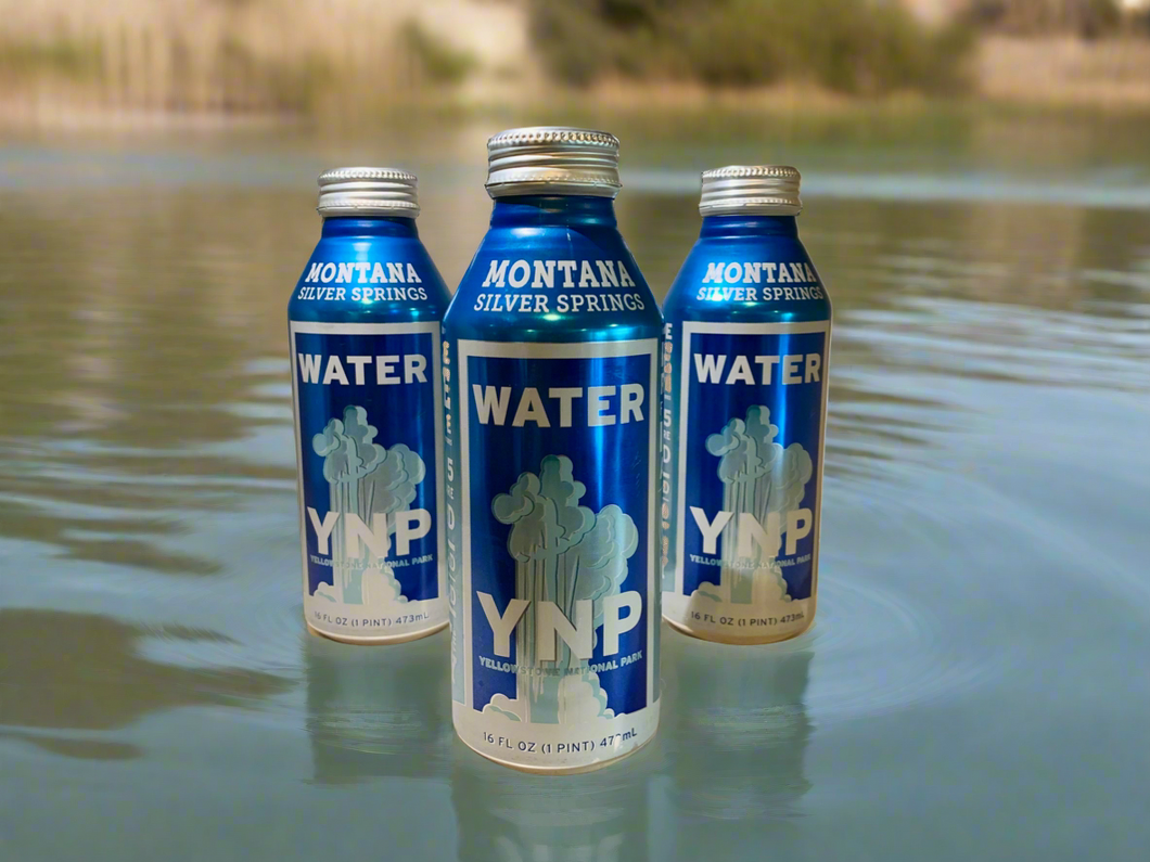 Water 12oz Bottle Aluminum - By: Montana Silver Springs