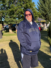 Load image into Gallery viewer, Montana State Bobcats Navy Pullover Hoodie – By: Champion

