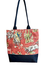 Load image into Gallery viewer, Wool &amp; Wax Everyday Tote with Slip and Zipper Pockets – By: Tally Ho Stitchery
