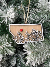 Load image into Gallery viewer, Montana Wood Ornament - By: MT Engraved
