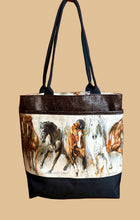 Load image into Gallery viewer, Wool &amp; Wax Everyday Tote with Slip and Zipper Pockets – By: Tally Ho Stitchery
