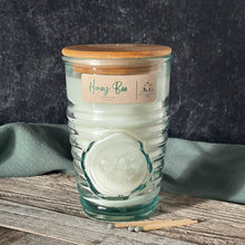 Load image into Gallery viewer, Pine and Sage Candles - Honey Bee 10 oz. Glass Candle
