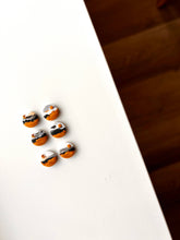 Load image into Gallery viewer, La Petite Rose LLC - Sun Moon Landscape Clay Studs, Mountain Scene Earrings
