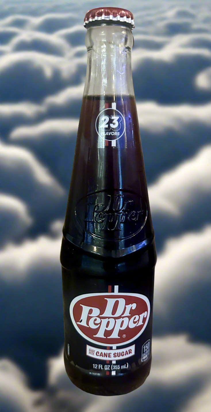 Dr Pepper Bottle with Pure Cane Sugar