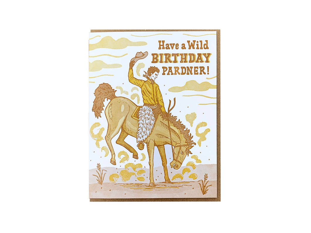 Birthday Pardner Card - By: Noteworthy Paper & Press
