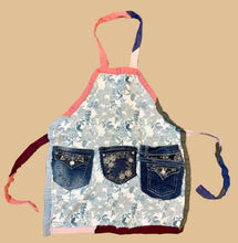 Load image into Gallery viewer, Handmade Jean Pocket Aprons - By: Quilts by Tiana

