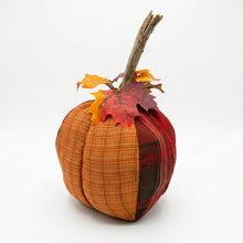 Load image into Gallery viewer, Handmade Fabric Pumpkins – By: Canyon View Creations
