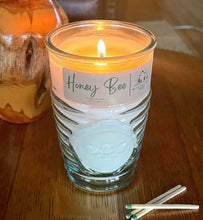 Load image into Gallery viewer, Pine and Sage Candles - Honey Bee 10 oz. Glass Candle
