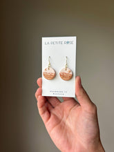 Load image into Gallery viewer, La Petite Rose LLC - Copper Clay Landscape Earrings, Sun Moon Clay Earrings
