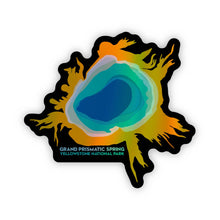 Load image into Gallery viewer, Grand Prismatic Spring - Yellowstone National Park Sticker - By: Creatively Leanne

