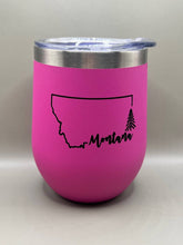 Load image into Gallery viewer, The Montana Way - Simply Montana Wine Tumbler in Pink

