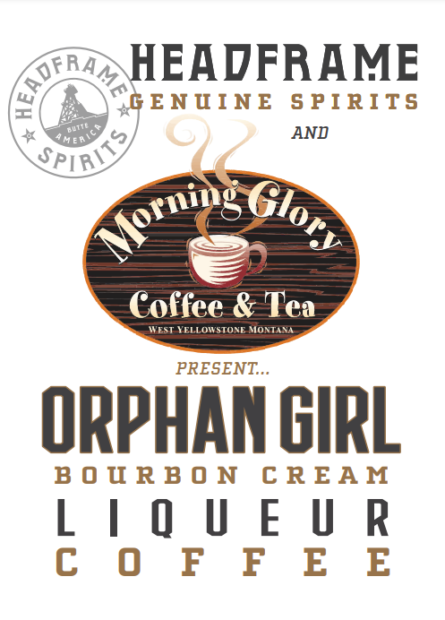 Orphan Girl Bourbon Cream Liqueur Flavored Coffee (Ground) - By: Morning Glory Coffee & Tea