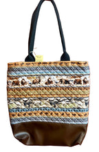 Load image into Gallery viewer, Wool &amp; Wax Tote with Slip Pocket – By: Tally Ho Stitchery
