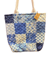 Load image into Gallery viewer, Handmade Quilted Tote Bag with Inside Pocket - By: Tally Ho Stitchery
