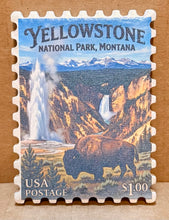 Load image into Gallery viewer, Montana &amp; Yellowstone Stamp Ceramic Magnets – By: AnH Silvertip Family
