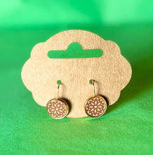 Load image into Gallery viewer, Handcrafted Leather Mini Earrings - By: AnH Slivertip Family
